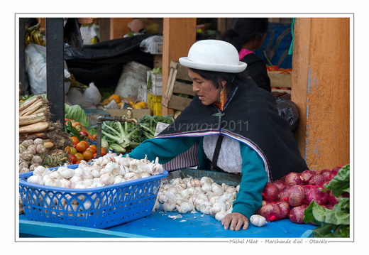 Marchande d'aïl - Otavalo