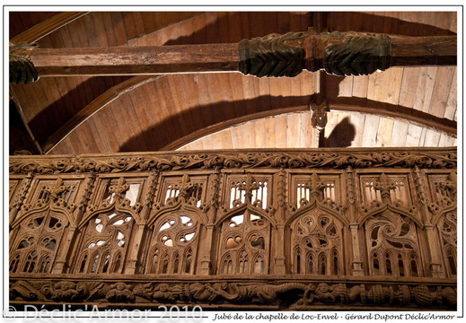 Jubé de la chapelle de Loc-Envel