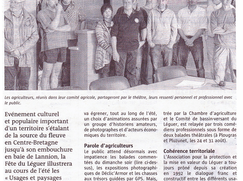 Le Télégramme - 04/07/2014