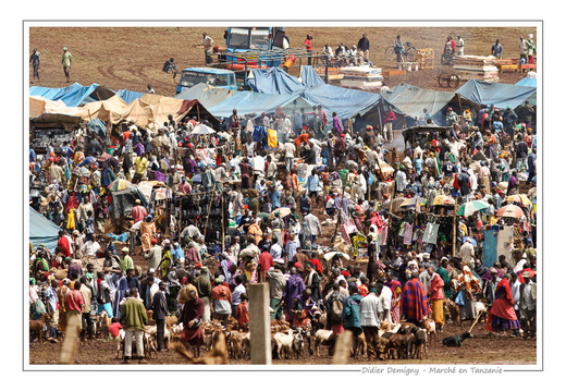 Marché en Tanzanie