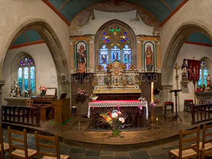 L'autel de la chapelle de keraudy