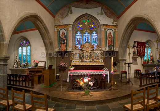 L'autel de la chapelle de keraudy